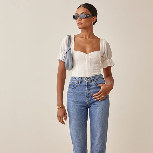Reformation Tops - NWT Reformation Delevan top